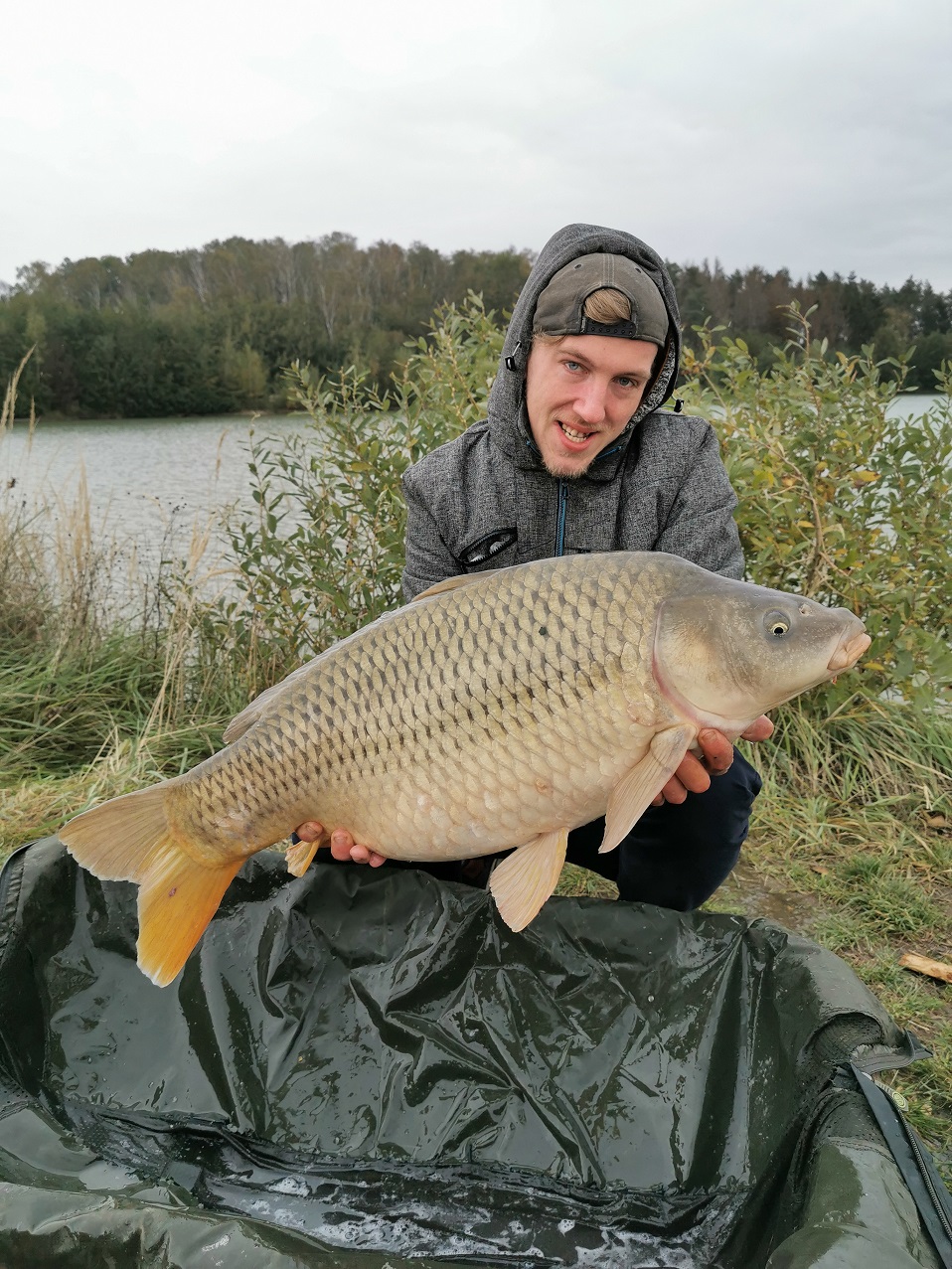 11,8kg, boilies krill se švestkou, 8.10.2019